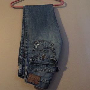Silver bootcut jeans